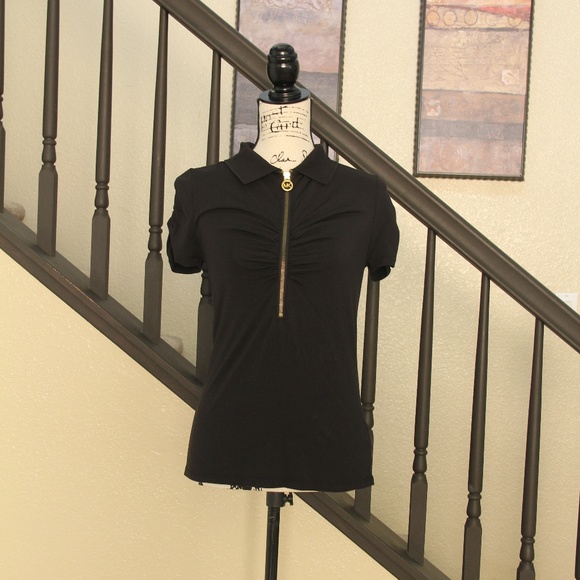 Michael Kors Tops - Michael Kors Polo Zip Up Top